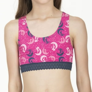 Lady Genny - Top De Algodón Estampado Con Encaje