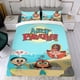 thumbnail image 4 of Ahoy, Piratas Conjunto de sábanas temático, trío de piezas, cómodo y amigable con la piel, diseño único, regalo de decoración para el hogar para familiares, amigos y fans, 90 cm * 190 cm, 4 of 6