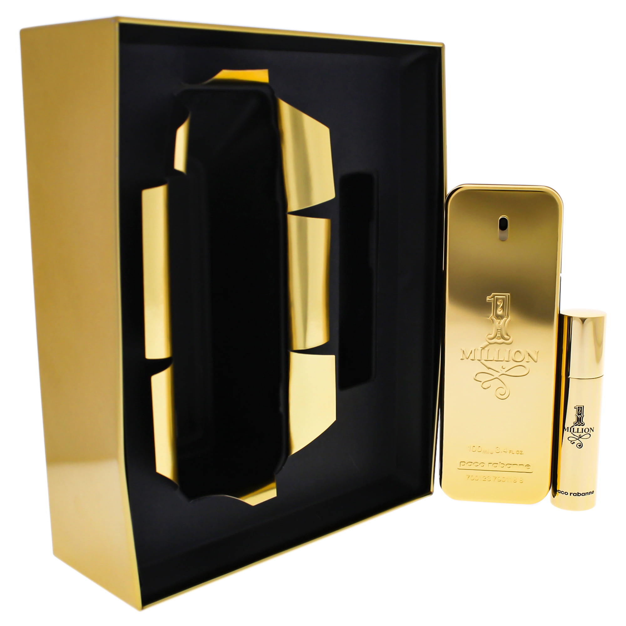 Set De Regalo Perfume Paco Rabanne 1 Million Edt 100ml Spray + 10ml Spray Hombre