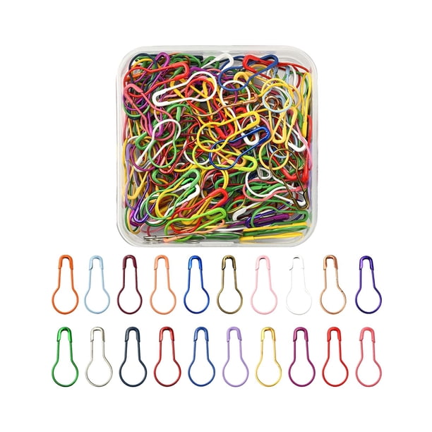 200x Calabash Bulb Stitch Markers Knitting Quilting Safety Pins Bulb Pin para la fabricación Ropa Fabricación de etiquetas DIY Craft Project