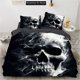 thumbnail image 1 of Fashion Grim Skull Bedding Set Boys Girls Duvet Cover Pillowcase Bed Adult Bedroom, 1 of 5