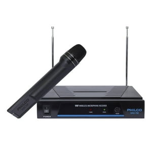 Philco - Microfono Inalambrico Vhf Negro Wm700