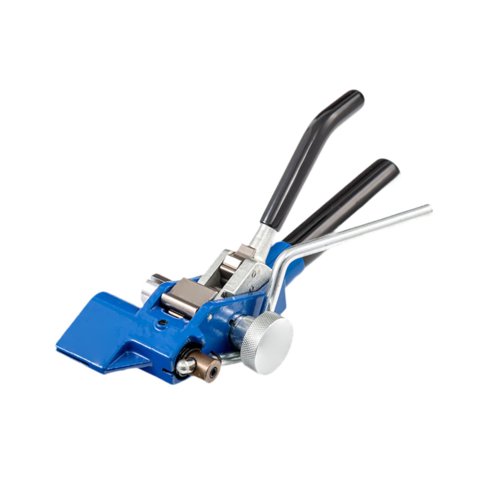 Magideal - Herramienta Para Bandas, Herramientas De Corte, Equipo De Flejado, Alicates Para Bandas, Tensor De Bandas De Alta Resistencia Para Embalaje De Banda D Azul