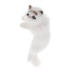 thumbnail image 5 of Lindo Felpa Gato Arte Escritorio Juguetes Simulación Gato Figura Estatua Artesanía Negro Derecho, 5 of 5