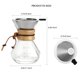 thumbnail image 5 of Cafetera Pour Over Lalord con filtro de acero inoxidable de 400 ml, 5 of 7
