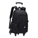 thumbnail image 2 of Mochila Con Ruedas, Portátil, De Nailon, Con 6 Ruedas, Para Viajes De Negocios, Acampadas, Color Negro, 2 of 4