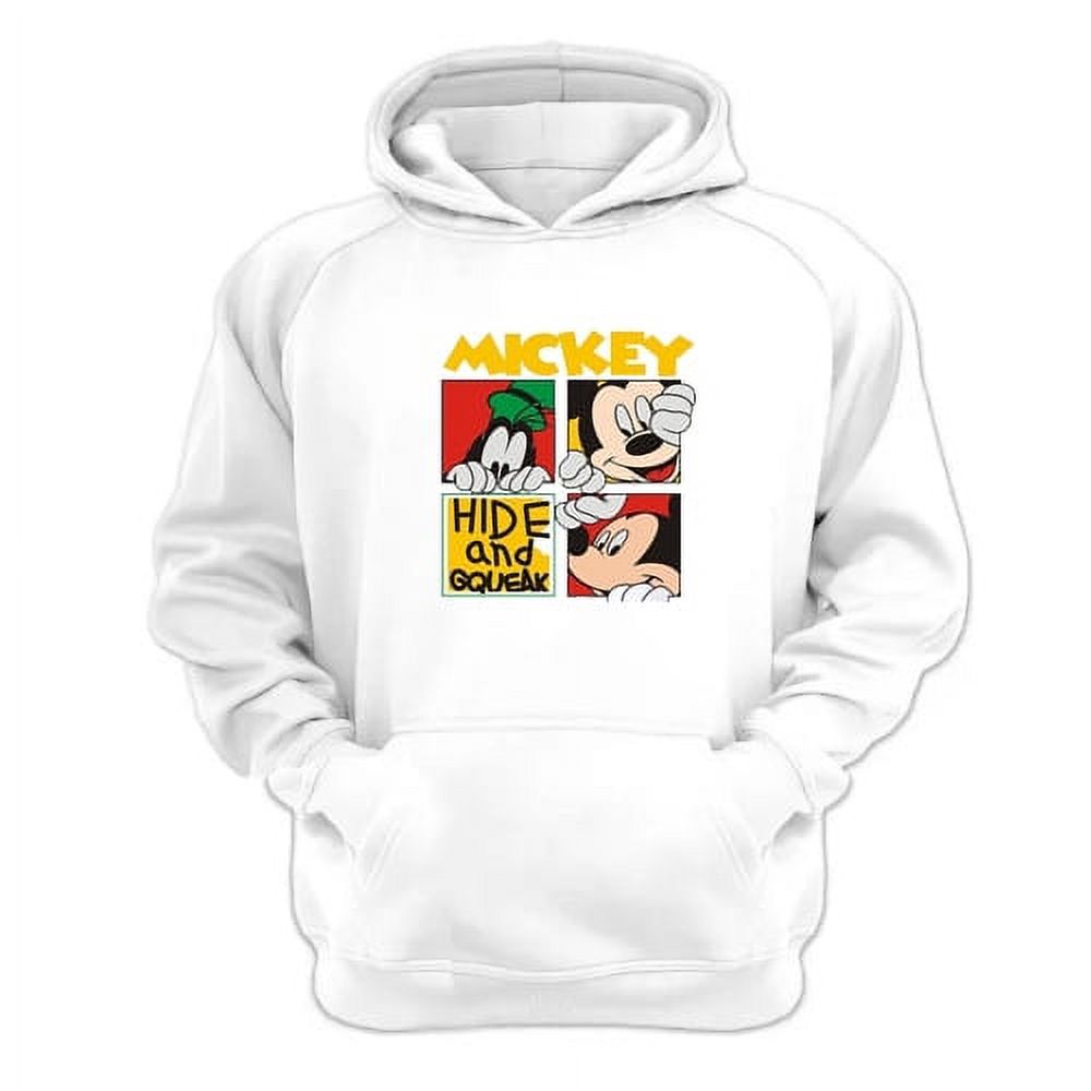 Genérico - Polerón Canguro Raton Blanco Talla S Unisex