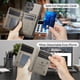 thumbnail image 4 of AutSpace Funda para Samsung Galaxy S24 Ultra 5G, Bloqueo RFID, Cuero PU, Compatible con MagSafe, Billetera Desmontable 2 en 1 con Tarjetero, Soporte, Cubierta Protectora Magnética, Gris, 4 of 9