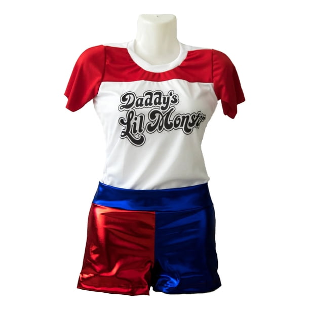 Disfraz Harley Quinn para Niñas y Adultos + Peluca