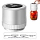 thumbnail image 2 of Kit de sellador de vacío de parada automática, sellador de vacío de tarro para, un sellador de tarro imprescindible para la conserva de alimentos de la despensa de la conserva (tapas blancas, 2 of 3