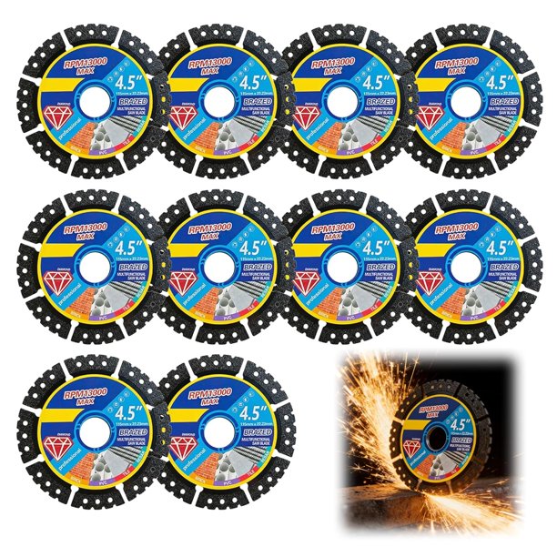Discos sierra diamante 115mm 3 uds resistencia mármol cuarzo azulejo metal plástico