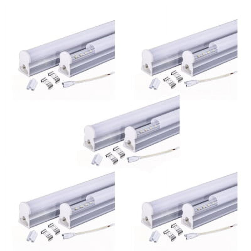 Hb Led - Pack 5 Tubos Led T5 Con Base 18w 120cm Neutro
