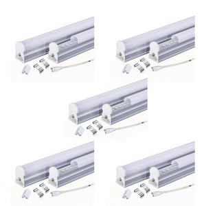 Hb Led - Pack 5 Tubos Led T5 Con Base 5W 30Cm Frío