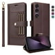 thumbnail image 1 of FOXDOCK Funda tipo Cartera para Sony Xperia 1 VII – Cubierta de Cuero PU con Múltiples Ranuras, Bolsillo para Efectivo y Correa de Muñeca, 1 of 6