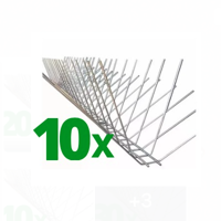 Pestbusters - Pack 10 Mts. Pinchos Y Puas Antipaloma Alambre Galvanizado