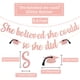 thumbnail image 2 of Banner decorativo de graduación She Believed She Could So She Did, 2 of 8