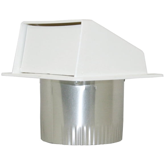 Ventilación de alero Builder's Best EX-EVW 04 de plástico blanco de 10 cm