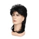 thumbnail image 4 of Peluca Kaneles Mullet para hombre, 70 y 80, color negro, elegante accesorio para fiestas, 4 of 7