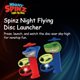 thumbnail image 3 of Lanzador de discos luminosos Night T-Rex de Spinz, alcance de 9 m, 3 of 9