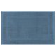 thumbnail image 1 of REGALWOVEN Alfombra de Baño de Algodón con Banda Reversible Paso Fuera Alfombra de Baño Suave y Acolchada Alfombra Absorbente para Hotel Spa Alfombra de Bañera Azul Oscuro 20" x 32", 1 of 5