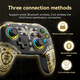 thumbnail image 3 of Gamepad Inalámbrico AARONMEI Switch Pro Sensor de Movimiento y Vibración Negro Dorado, 3 of 3