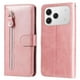 thumbnail image 2 of Funda con Cremallera para Tecno Spark 40 4G, Carcasa Cartera de Cuero PU con Soporte y Tarjetero, 2 of 5
