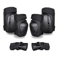 Genérica - Set Protección Adulto Rodilleras Coderas Muñequeras Roller Multicolor