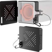 Xusx111 - Tapa Del Extremo Del Parachoques De Aluminio De Rv - Se Ajusta A Los Parachoques De Camper Cuadrados Estándar De 4 Pulgadas, Agujeros De Ventilación Sin Insectos, Almacenamiento Seguro De Ma