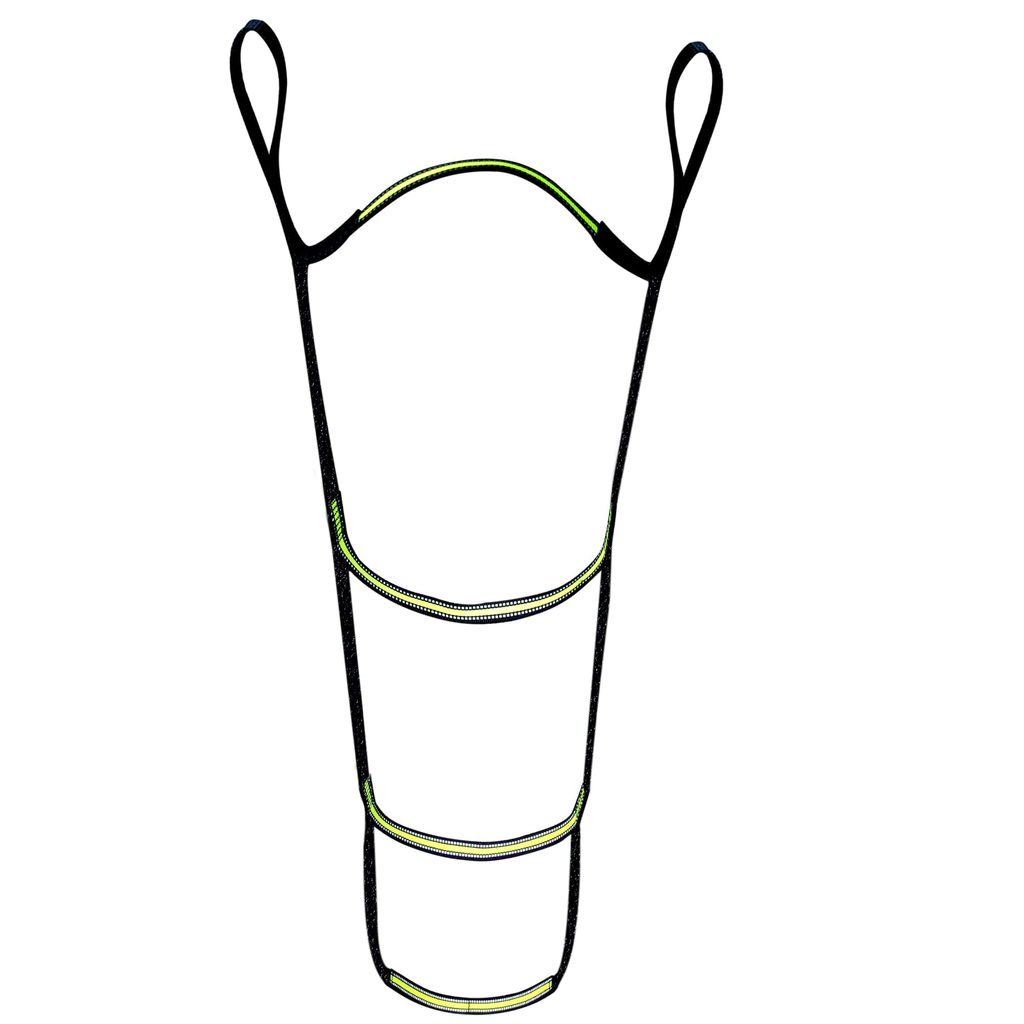 Xusx111 - Escalera De Cuerda Marina De 4 Pasos De Caza Auxiliar De Escalada W / Alta Visibilidad Para Barco Inflable, Kayak, Barco A Motor, Canoa