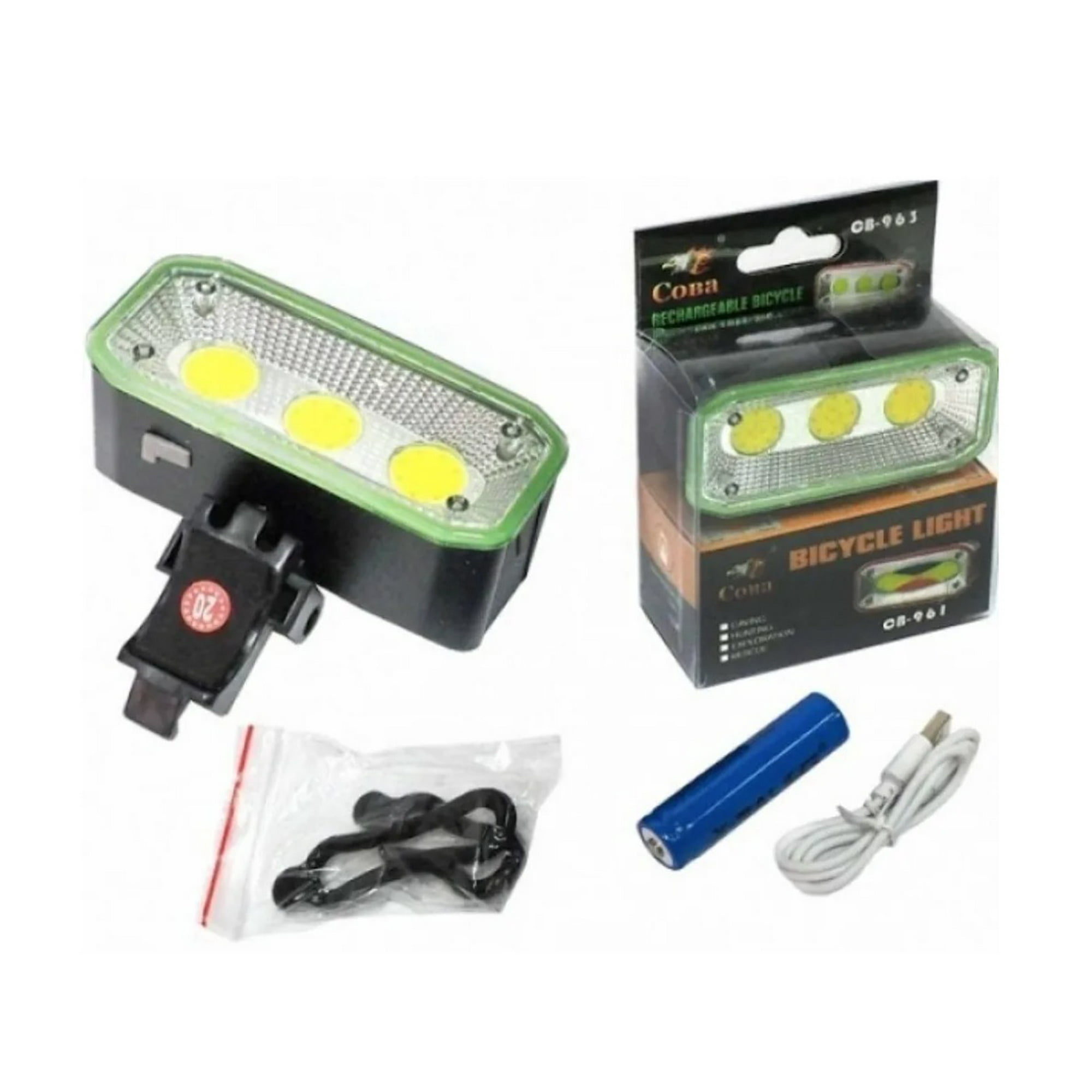 Tomasstore - Linterna Para Bicicleta Recargable Con Carga Micro-usb