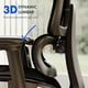 thumbnail image 3 of Silla de oficina FLEXISPOT ErgoX Premium ergonómica con reposapiés, 3 of 9