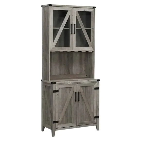 VITRINA 4 PUERTAS GREY WASH MSA