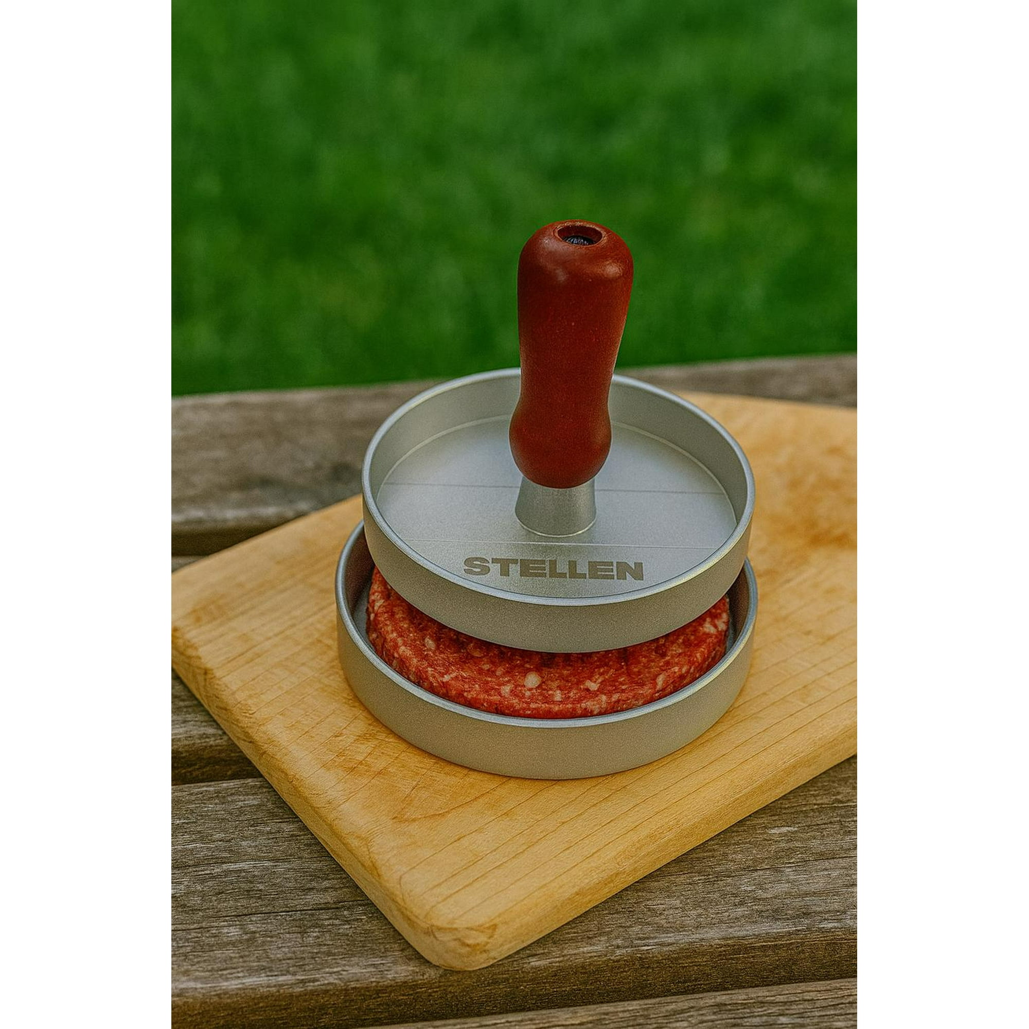 Cosas Casa - Prensa Para Hamburguesas Molde Antiadherente Parrilla Stelle Cafe