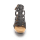thumbnail image 3 of Zapato Taco Negro Vía Franca, 3 of 5