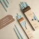 thumbnail image 4 of Velas Leor & Lair 25 cm Azul Claro Pack de 12, 4 of 6