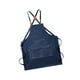 thumbnail image 3 of Delantal De Lona Con Bolsillo Delantal De Chef Ajustable Para El Hogar Restaurante Taller Azul, 3 of 3