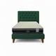 thumbnail image 1 of Cama 1 Plaza Verde Capitone + Colchón Ortopedic, 1 of 2