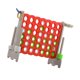thumbnail image 5 of Juego De Mesa 4 En Fila Juego De Estrategia Clásico Para Ni?os Adultos Camping Ni?os Gris Y Rojo, 5 of 5