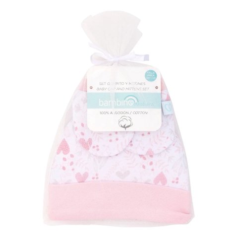 Bambino - Set De Gorrito Y Mitones Talla Unica