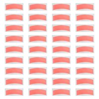 Ioensy - 36 Cintas Adhesivas Resistentes Al Sudor Para Pelucas De Repuesto Para Peluquerías Pet Rojo