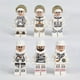 thumbnail image 1 of 6 Pcs /1 Set Astronaut Little Doll Building Blocks Pilot Astronaut Model Moon Astronaut Children's Puzzle Assembling Toy Gift, 1 of 2
