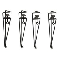 Bothyi - Pata De Mesa Sencilla Y Versátil, Con Abrazadera Para Mesas De Café, Mesita De Noche Para El Hogar, 4 Piezas