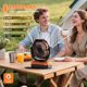 thumbnail image 2 of Ventilador de Camping FRIZCOL 3 en 1 Recargable con Batería de 24000mAh Naranja, 2 of 6