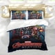 thumbnail image 5 of Vengadores Conjunto de sábanas temático, trío de piezas, cómodo y amigable con la piel, diseño único, regalo de decoración para el hogar para familiares, amigos y fans, 90 cm * 190 cm, 5 of 6