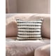 thumbnail image 4 of Juego De 2 Fundas De Cojin 45cmx45cm A Rayas Beige Con Negro, 4 of 4