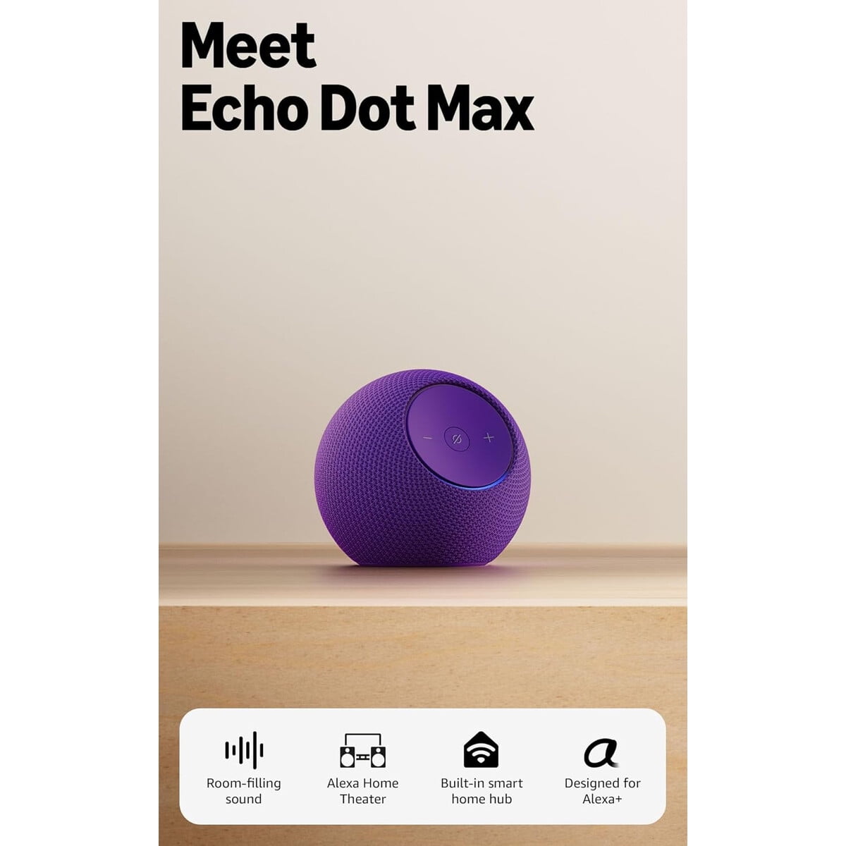 Parlante Echo Dot Max Alexa Chip Az3