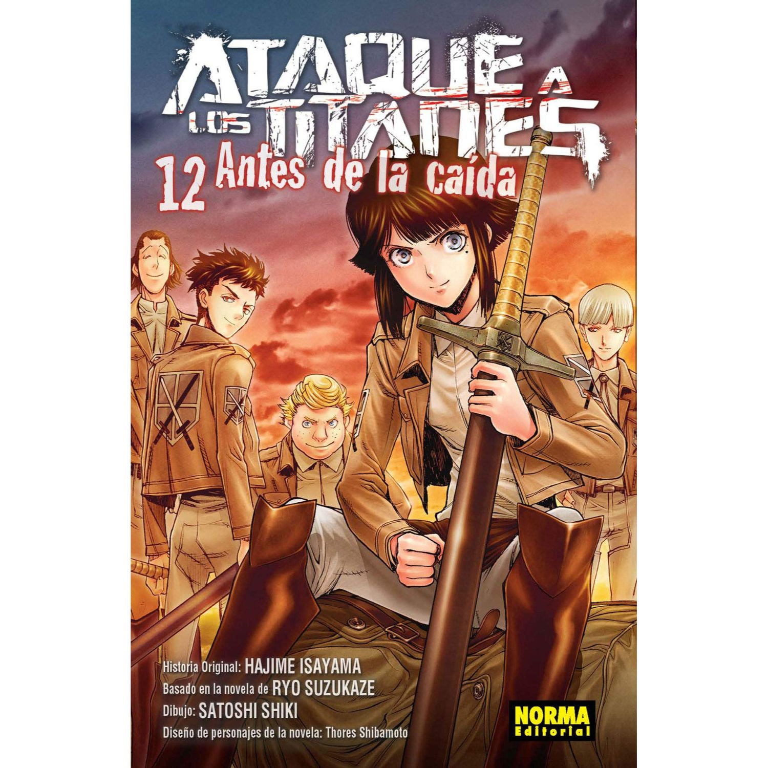 Editorial Norma - Comic Ataque A Los Titanes 12 Antes De La Caida