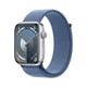 thumbnail image 1 of Smartwatch Reloj Inteligente Apple Watch Series 9 GPS 41mm Carcasa de Aluminio Plata con Correa Sport Loop Azul Invierno, 1 of 3