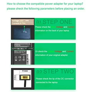 Reo - Cargador De Ca De 20V 6.75A 135W Para Lenovo Y50-70 Y700 Y700-14Isk Y7