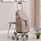 thumbnail image 2 of Carro compras feria carrito plegable asiento ruedas escalera, 2 of 9